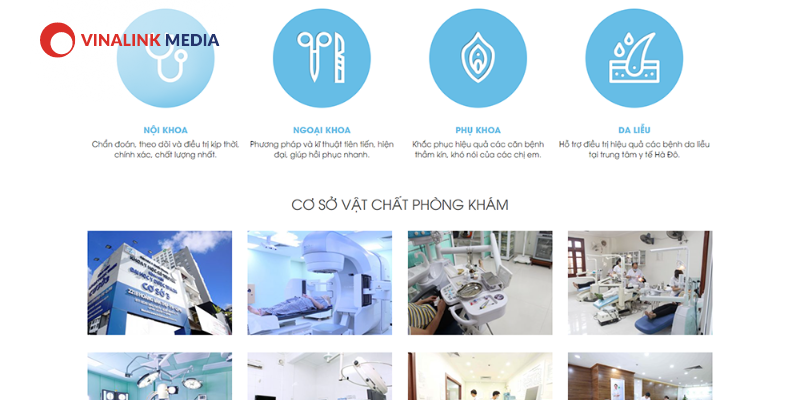mẫu website y tế, hoá học bạn có thể tham khảo